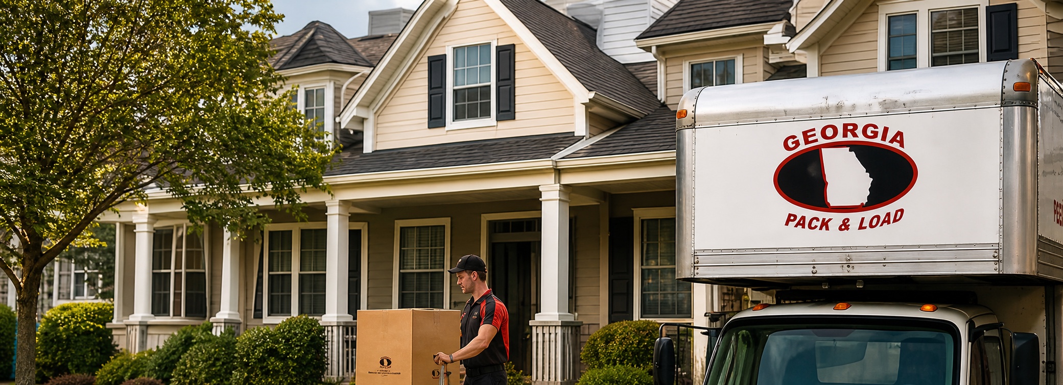 Georgia Pack and Load residential moving truck